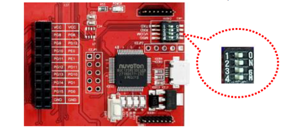 NuMaker-IoT-M487 _(ki)l(f) ISW1 
